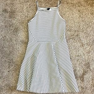 Divided Striped Dress